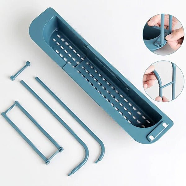 Organizzatore Regolabile per Lavello Flexisink per Uso Quotidiano in Cucina