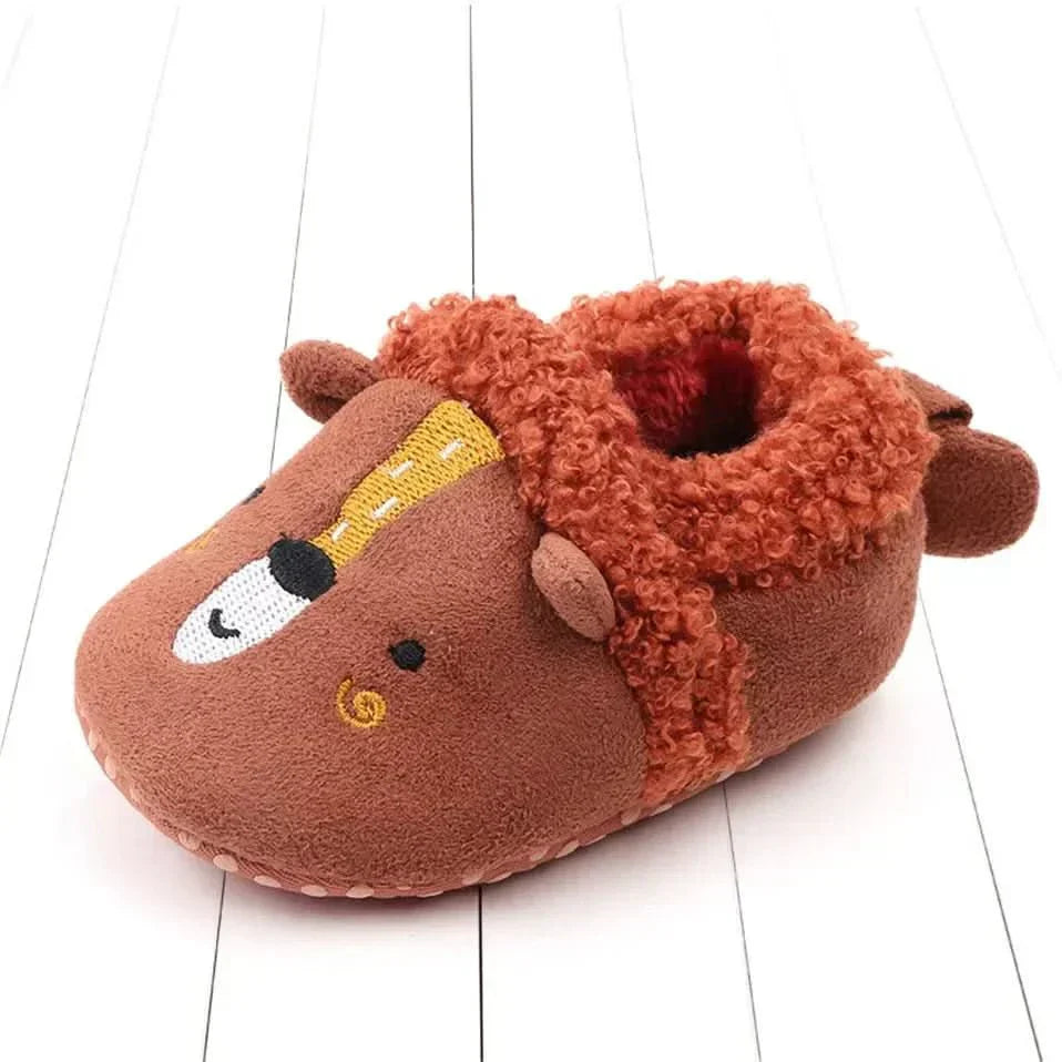 CozyTreadsの滑り止めベビー用スリッパ オールシーズン快適でしっかりグリップ