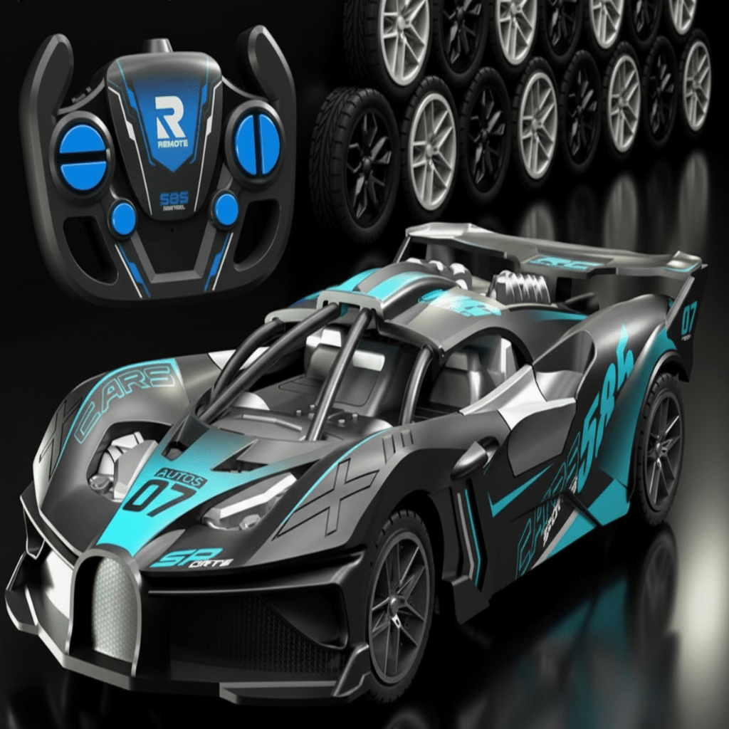 NovaRidge 1 til 18 RC Driftbil for barn, barnesikker, enkel kontroll, robust drifting