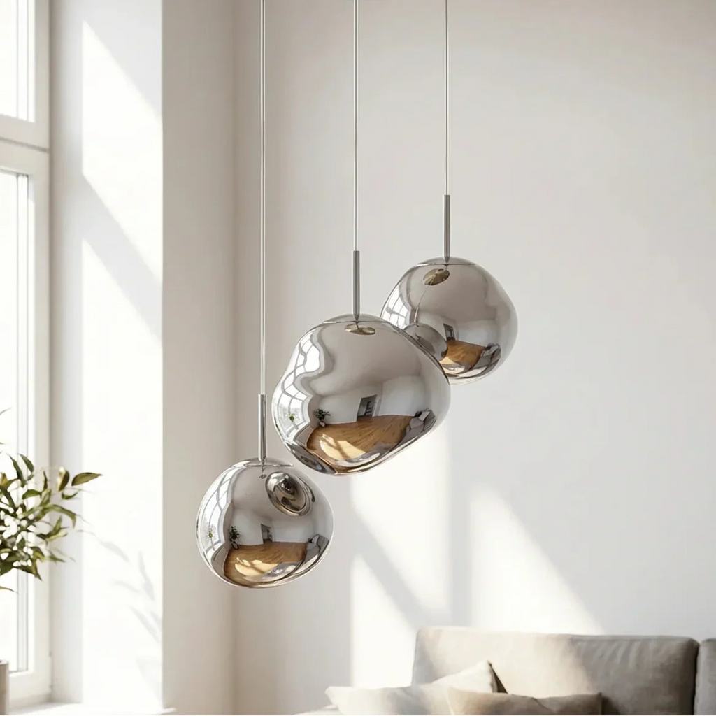 Lámpara Colgante Asimétrica en Racimo para Interiores Modernos