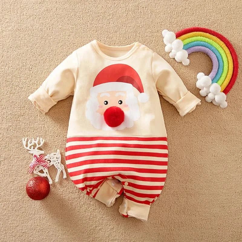 PetitNest Baby Christmas Costume Festive Suit For First Christmas Soft Cotton Comfort