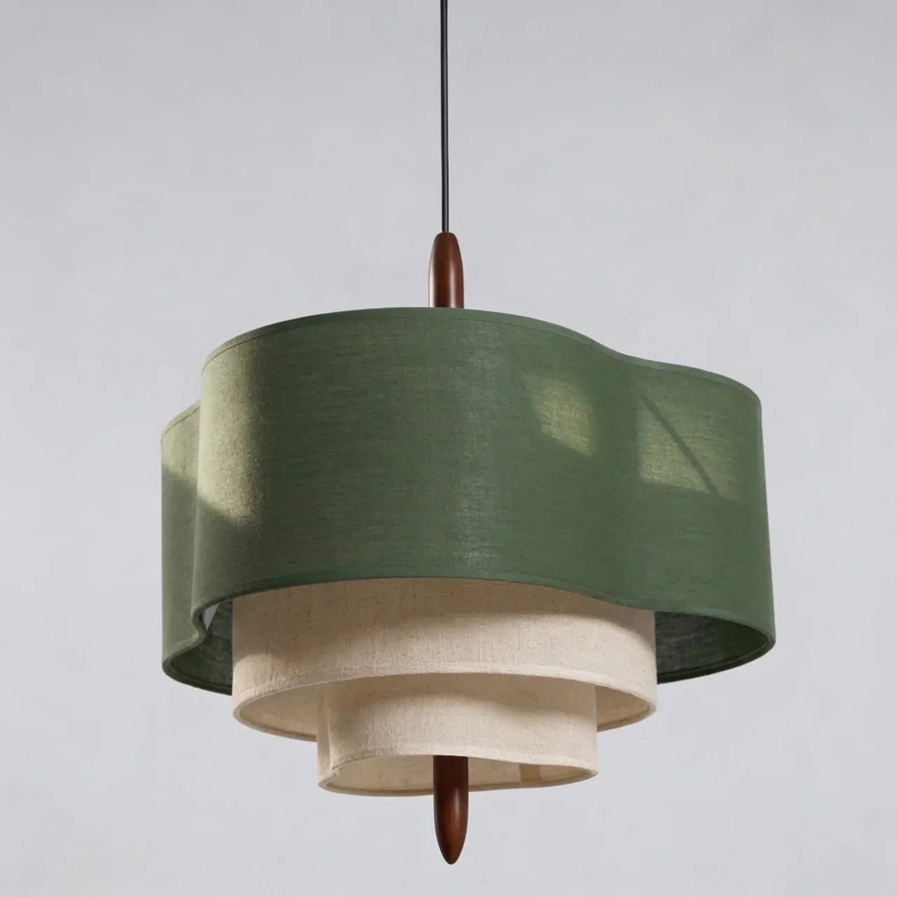 Layered Shade Pendant Light For Indoor Ceiling Mount