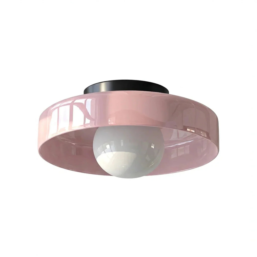 Bauhaus Glass Wall And Ceiling Light Fixture For Ambient Illumination