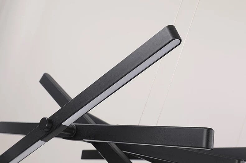 Quillbone Chandelier With Remote And Adjustable Bulbs