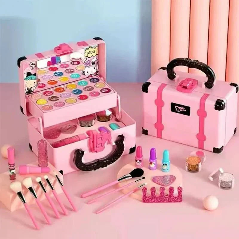 NovaGlow Kinder-Make-up-Set Sicherer Glanzspaß für kreative kleine Künstler