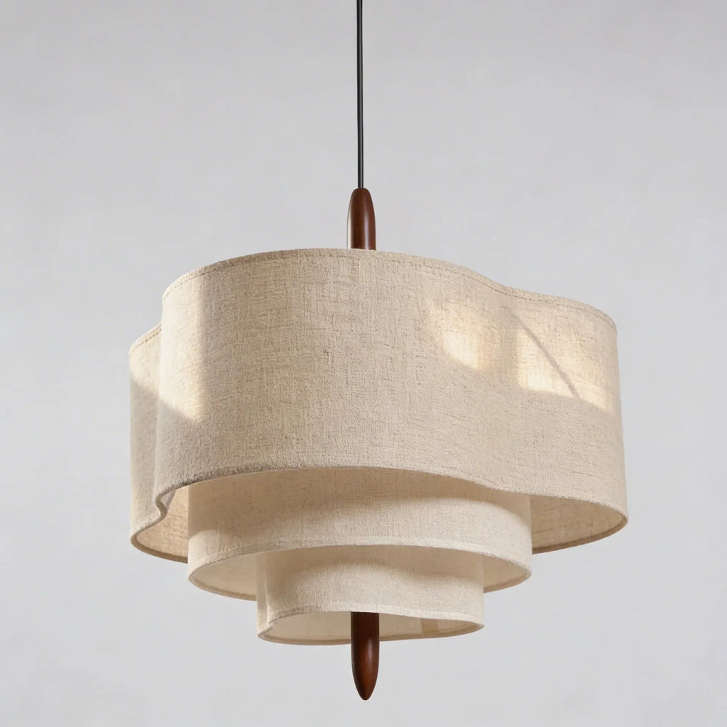 Layered Shade Pendant Light For Indoor Ceiling Mount