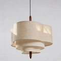 Layered Shade Pendant Light For Indoor Ceiling Mount
