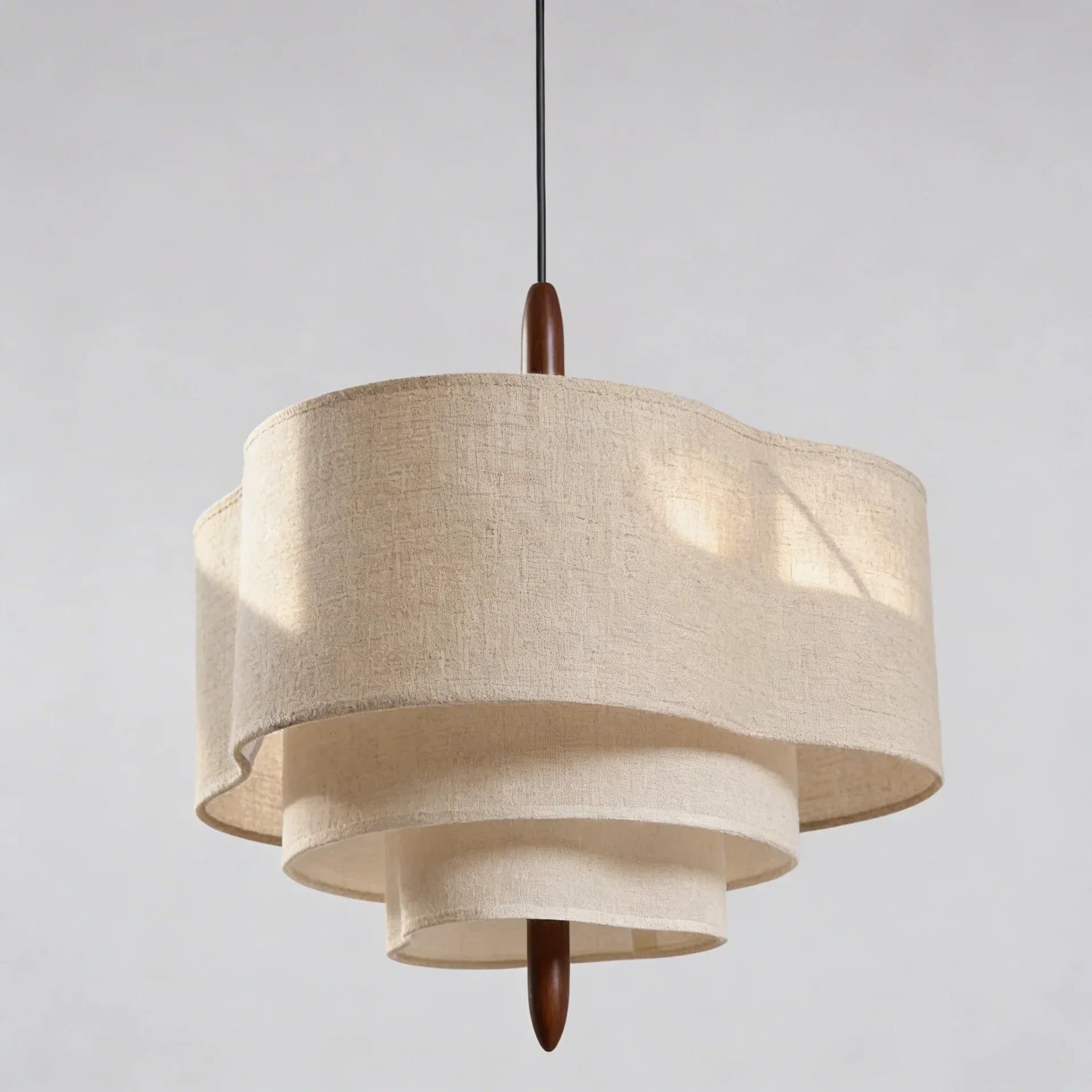 Layered Shade Pendant Light For Indoor Ceiling Mount