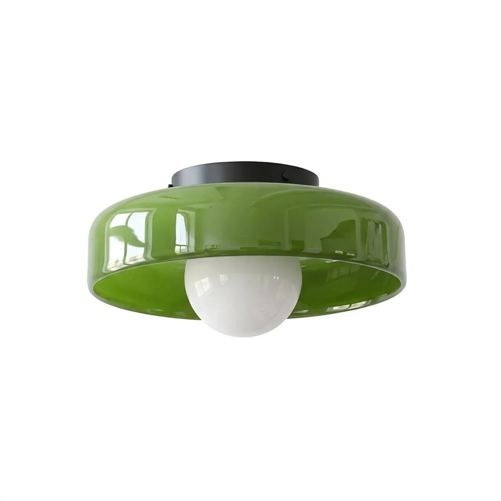 Bauhaus Glass Wall And Ceiling Light Fixture For Ambient Illumination