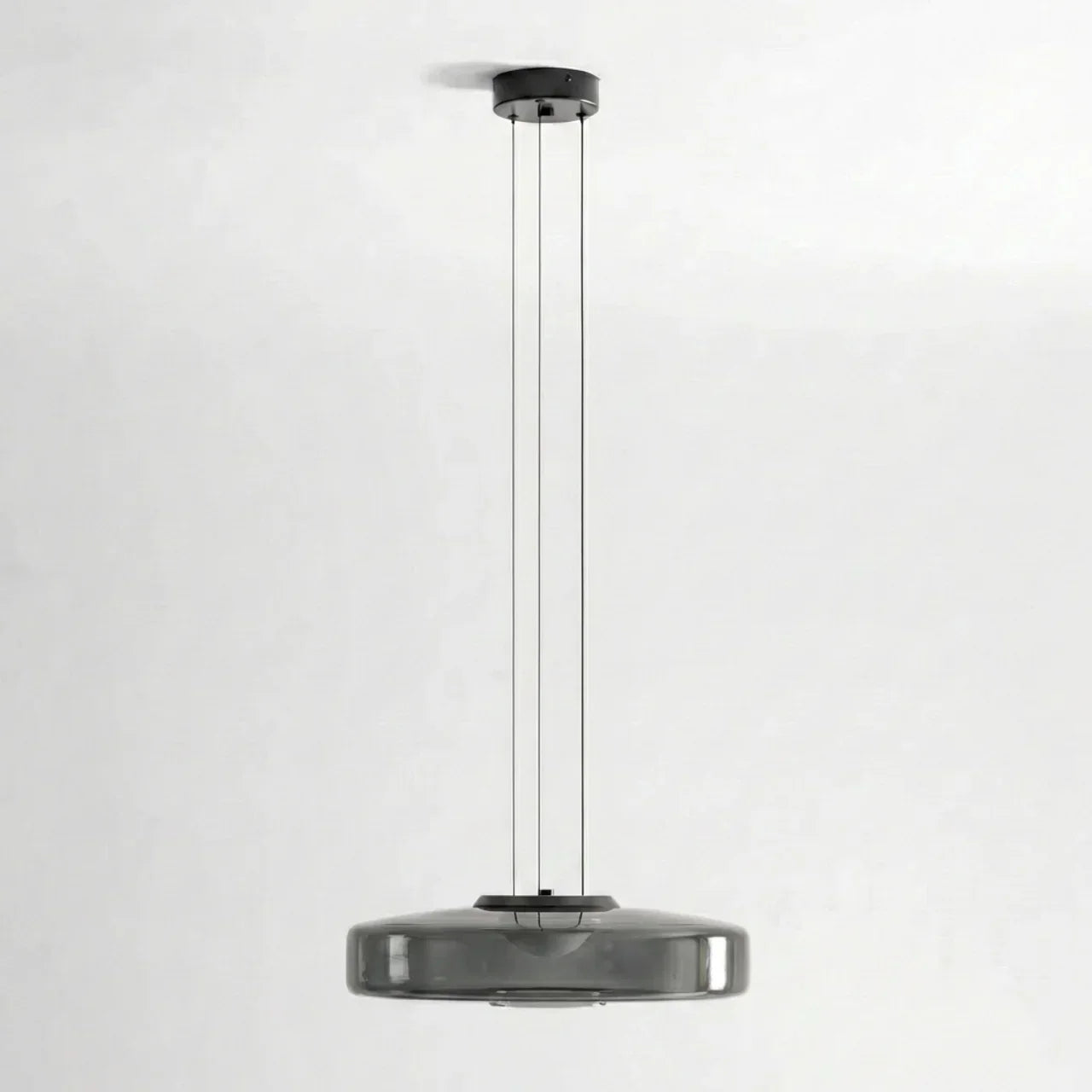 Bauhaus Style Glass Pendant Featuring Integrated LED