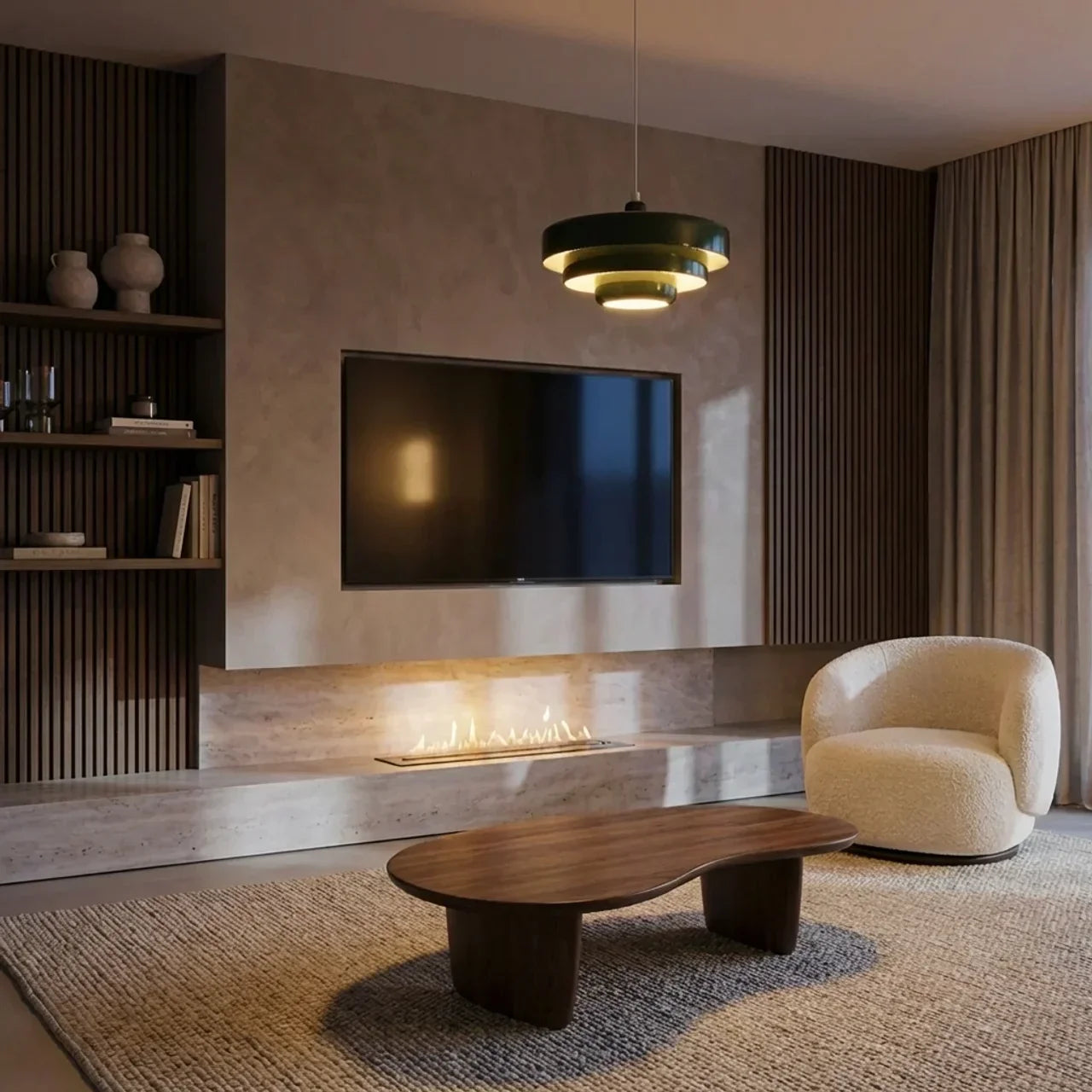 Bauhaus Style Layered Glass Pendant Lamp For Modern Interiors