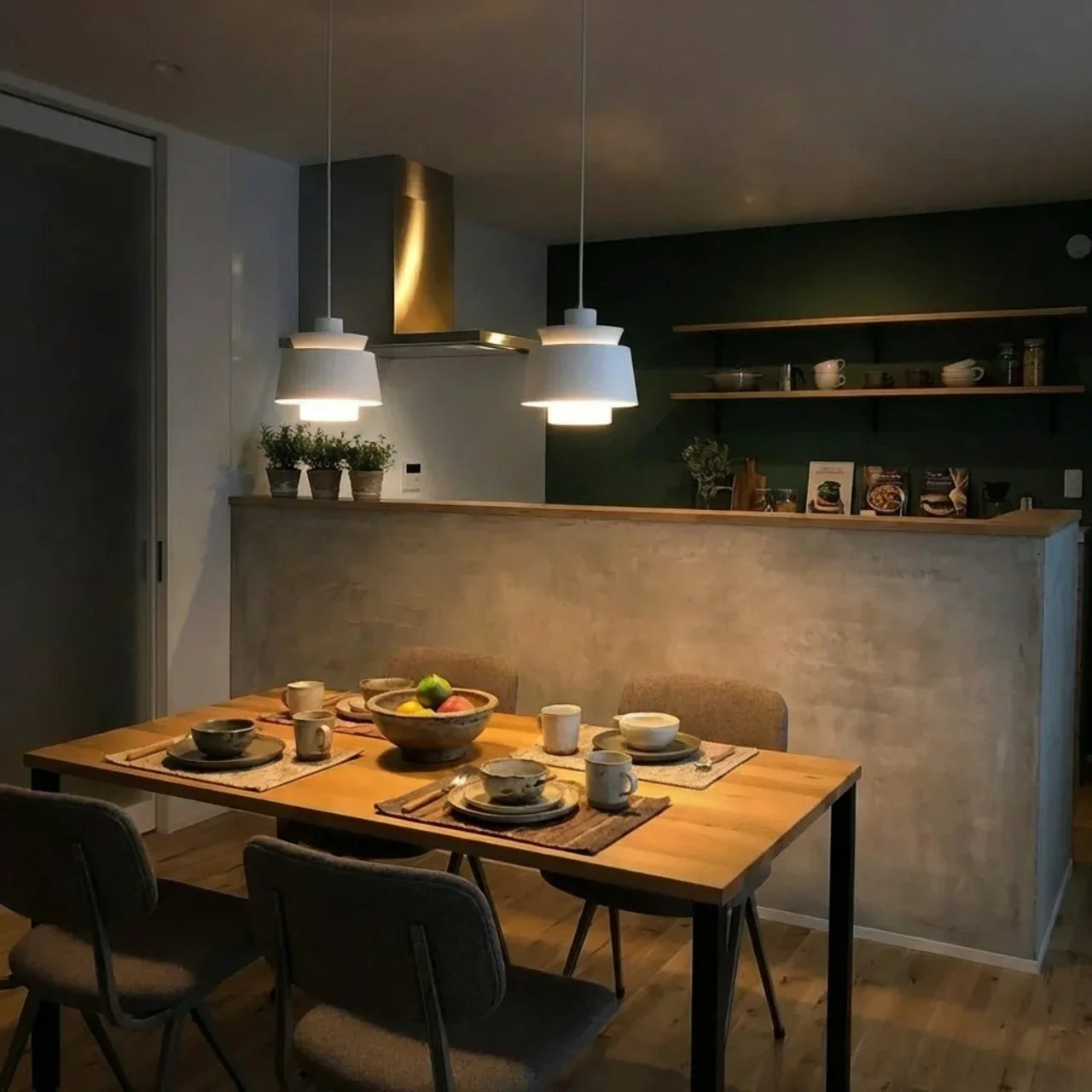 Nordic Cone Pendant Ceiling Light With Metal Shade