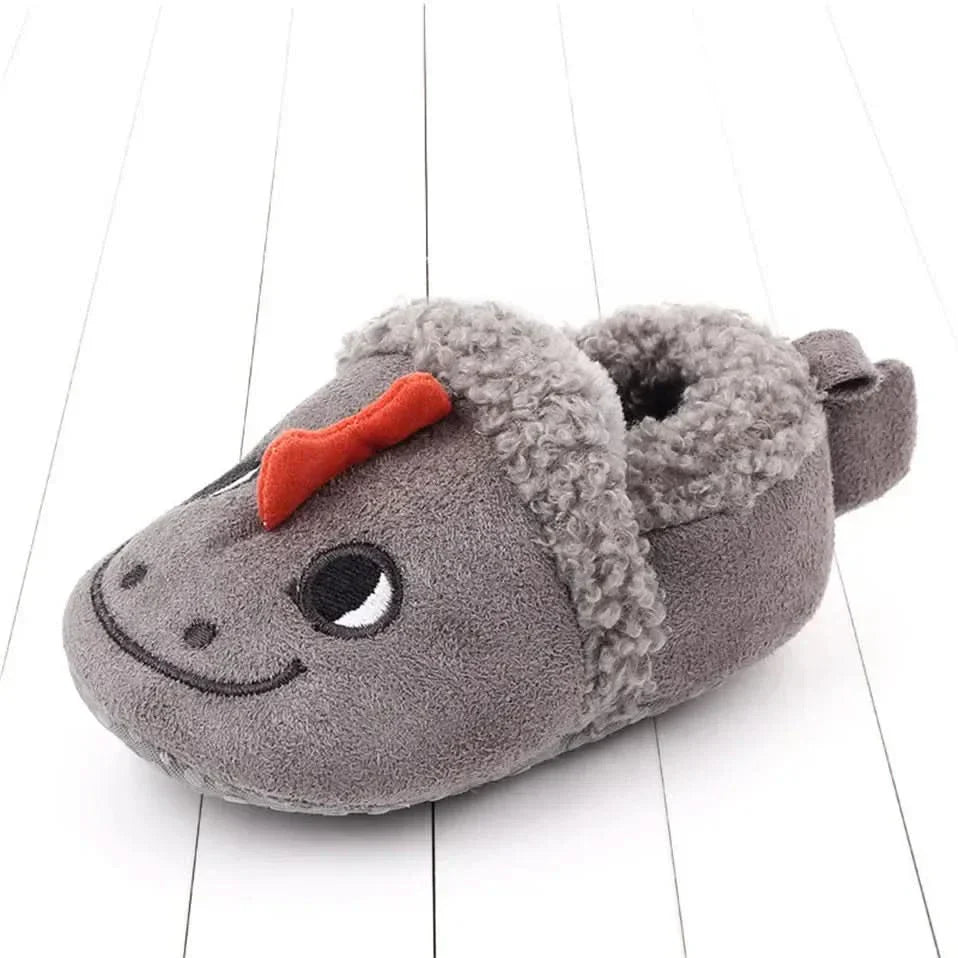 CozyTreadsの滑り止めベビー用スリッパ オールシーズン快適でしっかりグリップ