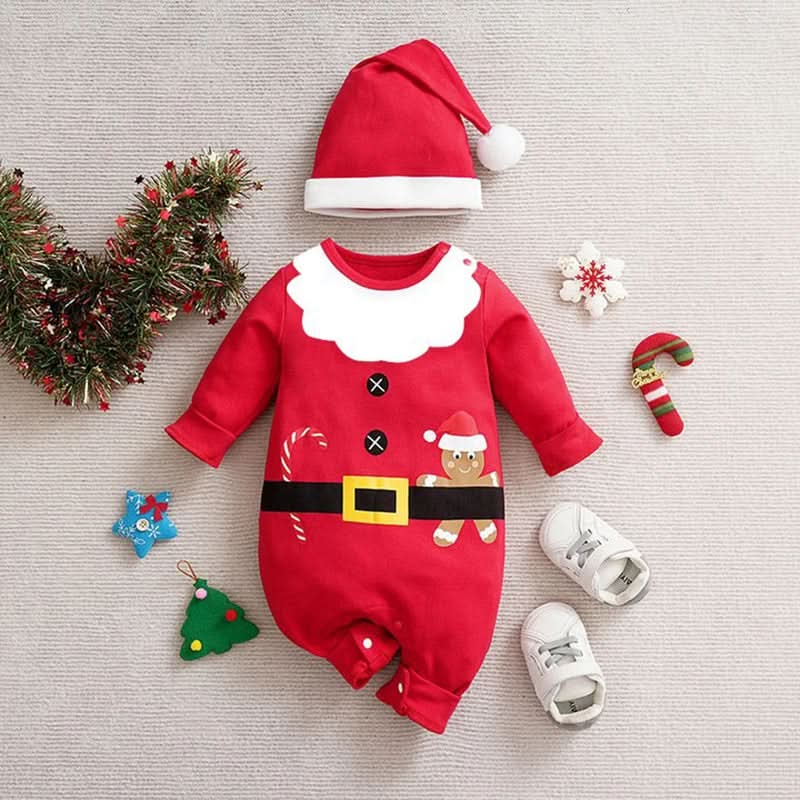 PetitNest Baby Christmas Costume Festive Suit For First Christmas Soft Cotton Comfort