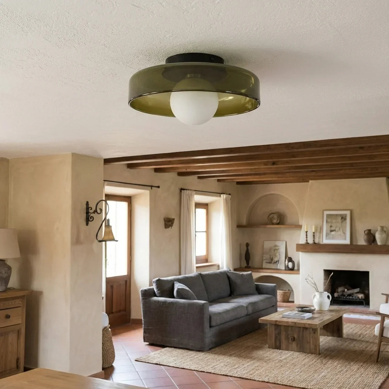 Bauhaus Glass Wall And Ceiling Light Fixture For Ambient Illumination