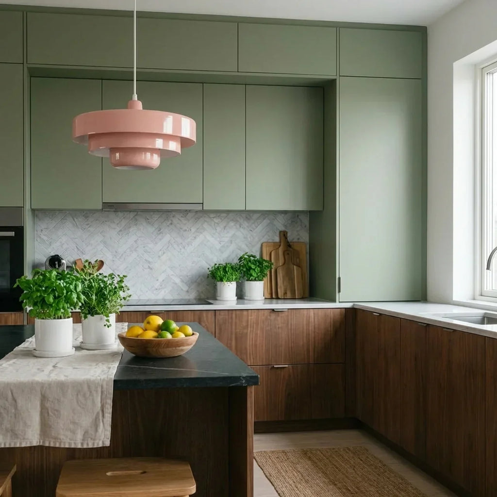 Bauhaus Style Layered Glass Pendant Lamp For Modern Interiors