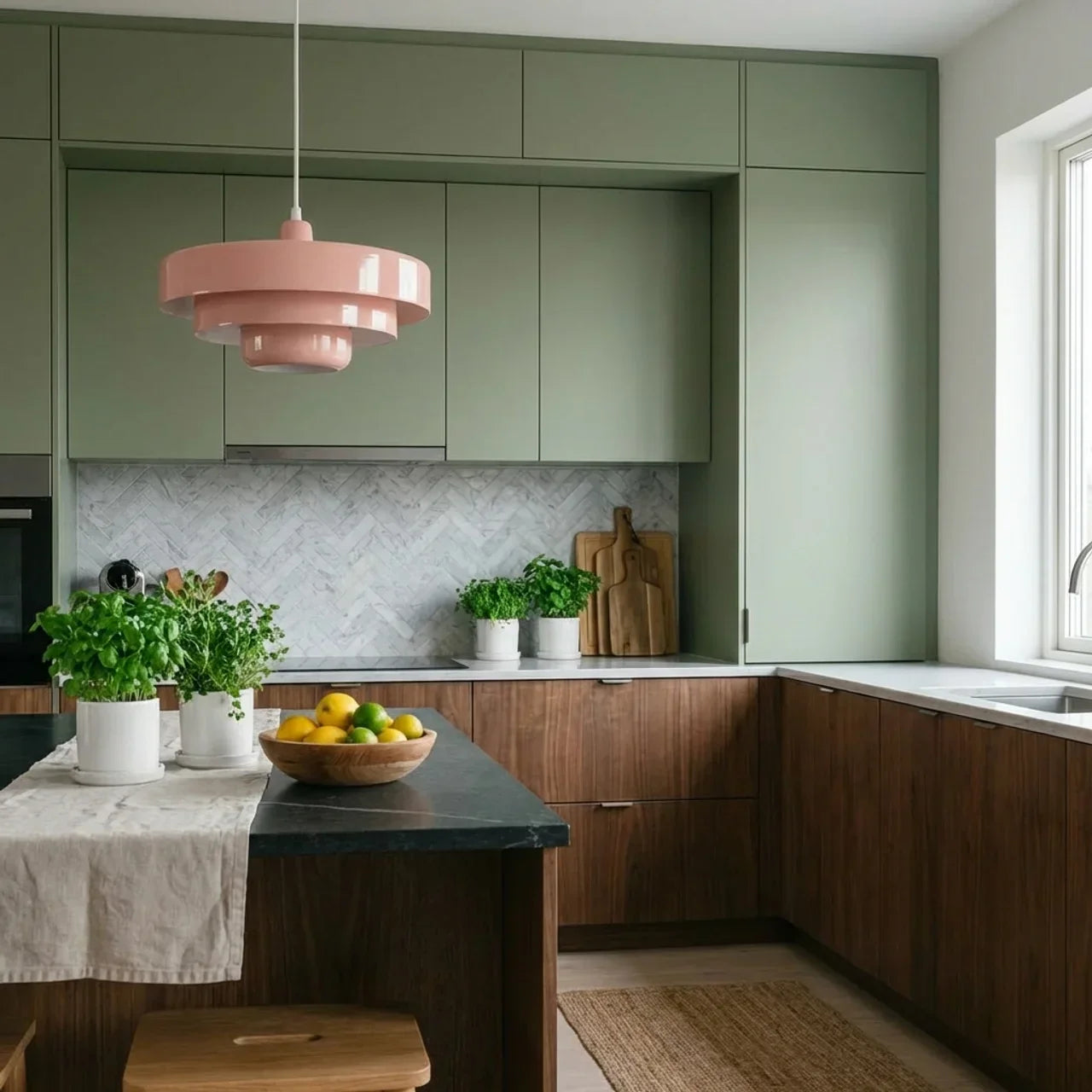 Bauhaus Style Layered Glass Pendant Lamp For Modern Interiors