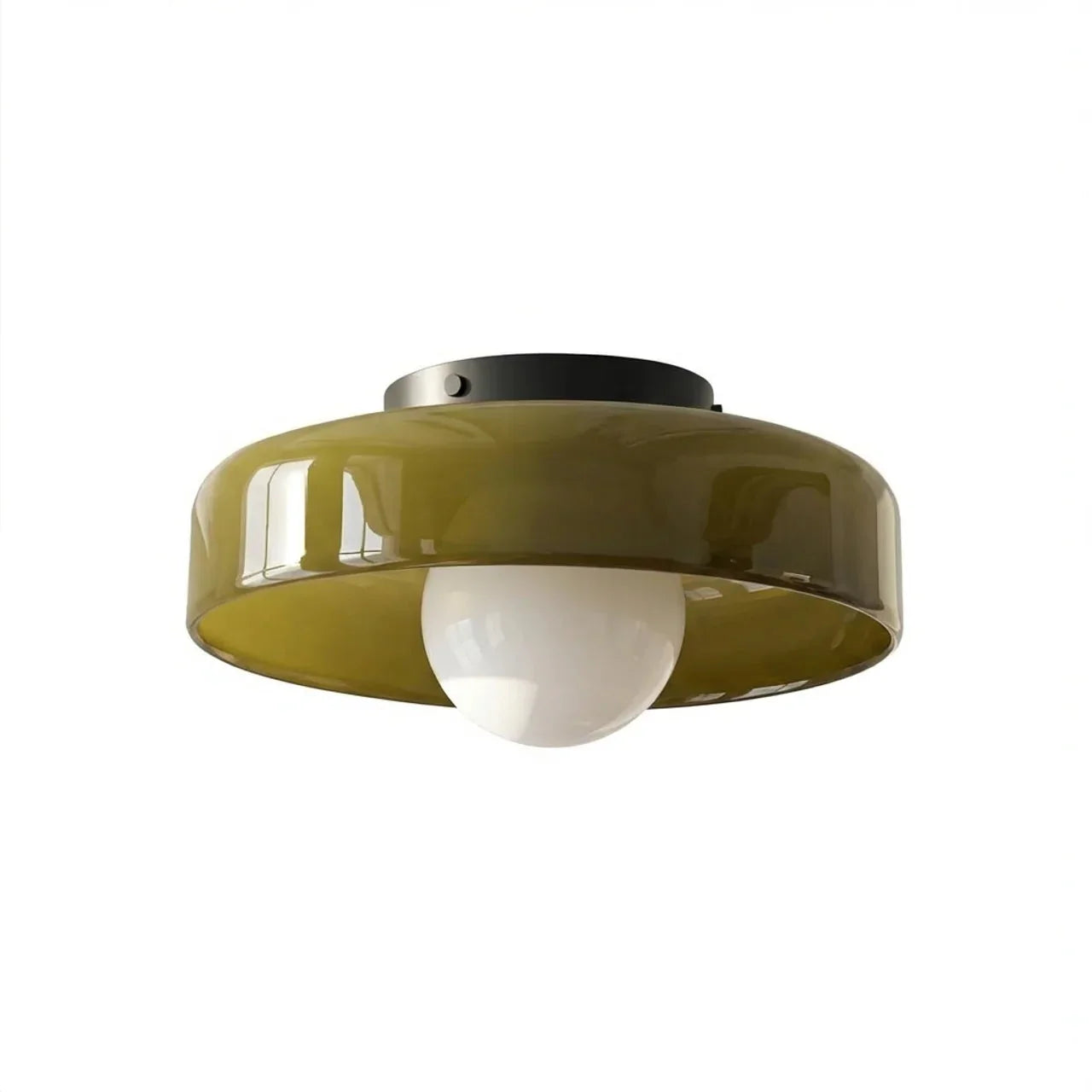 Bauhaus Glass Wall And Ceiling Light Fixture For Ambient Illumination