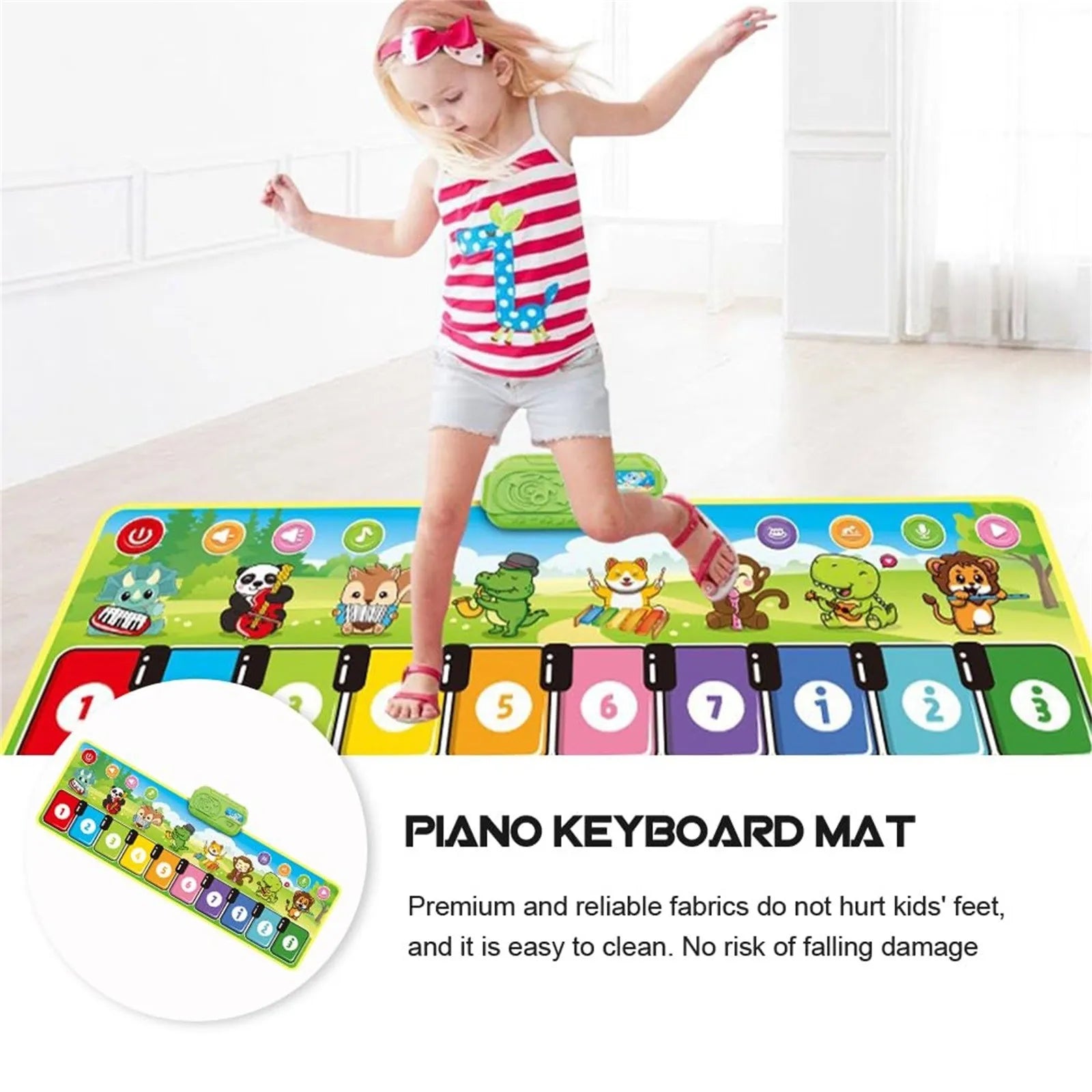 Piano Mat™ - Hudební hračky - Podlahové piano