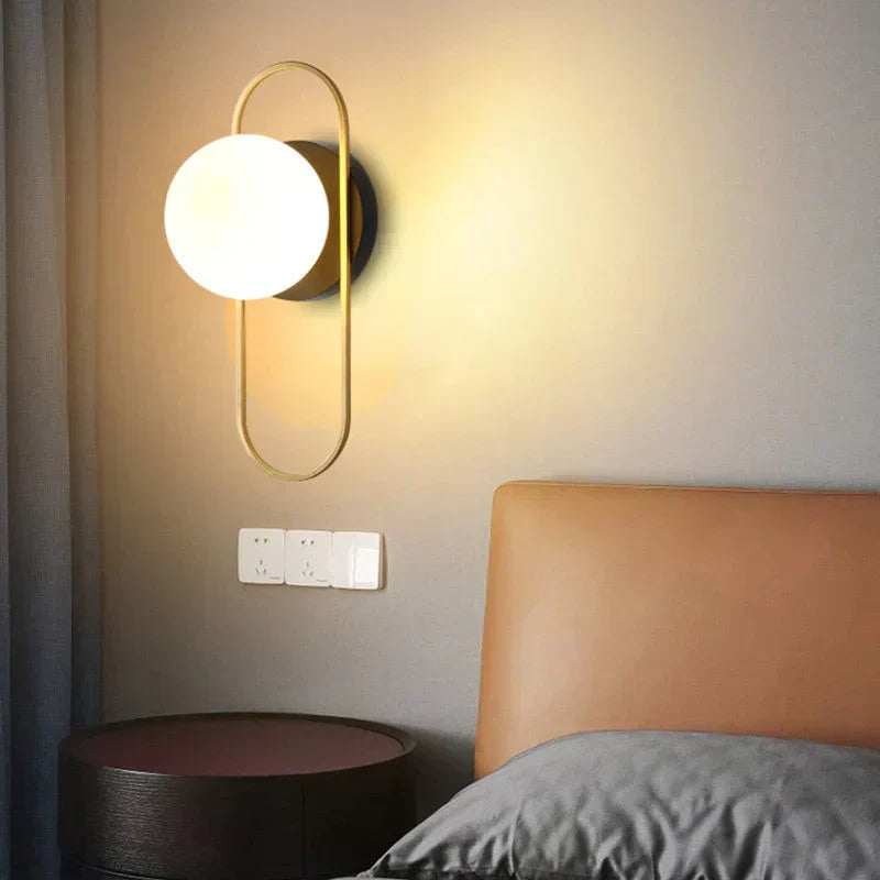 AstraLume Nástěnná lampa severský moderní obývací pokoj