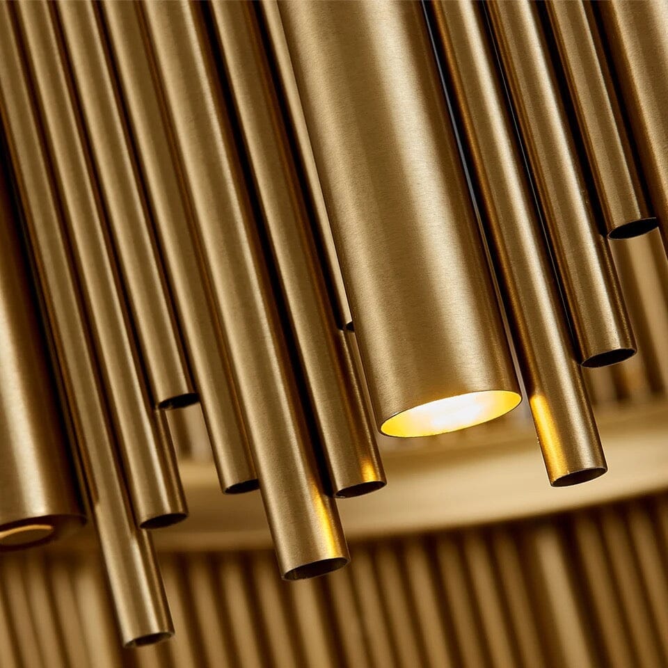 Gilded Nest Lysekrone i Gullfinish med Detaljer
