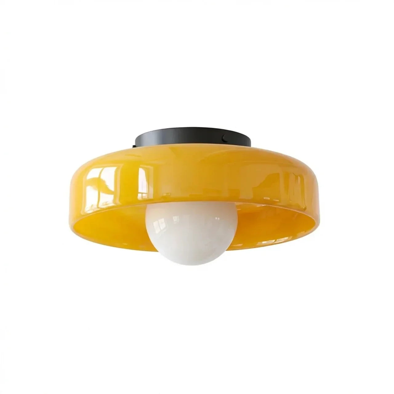 Bauhaus Glass Wall And Ceiling Light Fixture For Ambient Illumination