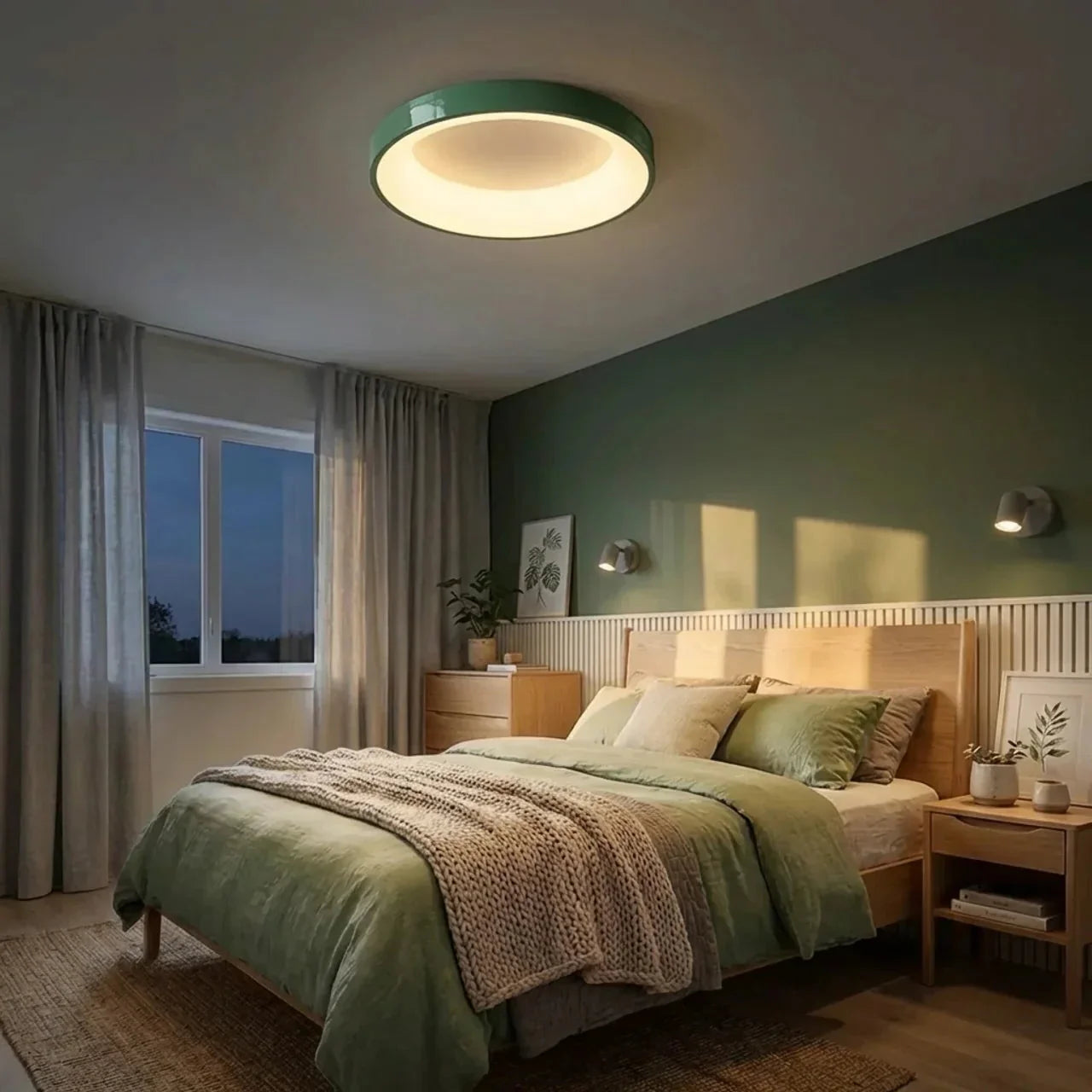 Nízkoprofilové stropní svítidlo s dutým středem a LED designem