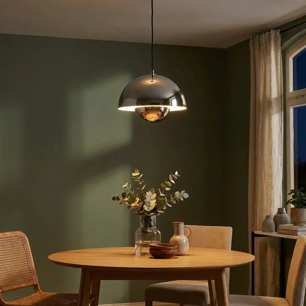 Soft-Form dánské moderní závěsné svítidlo s kupolovitým stínidlem