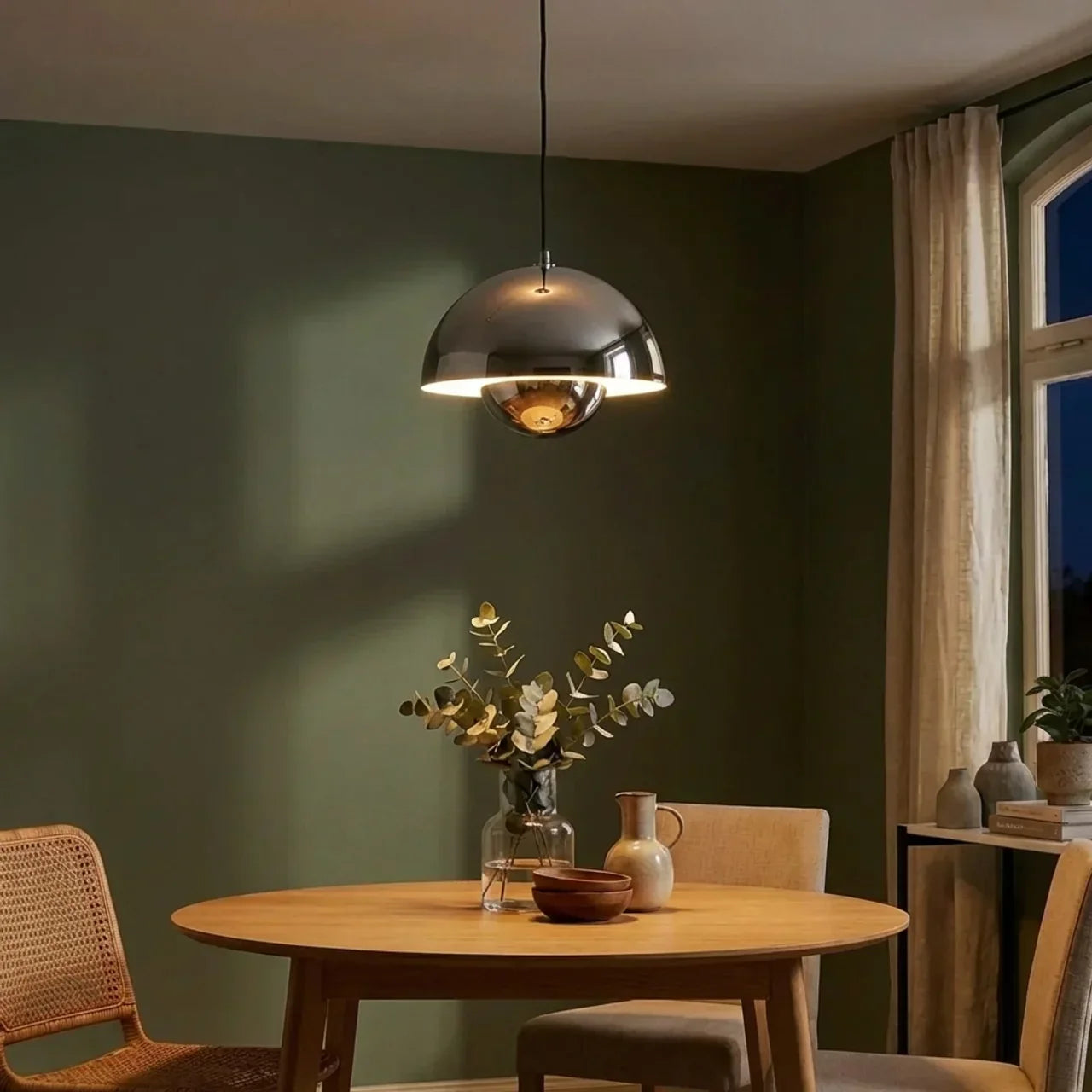 Soft-Form dánské moderní závěsné svítidlo s kupolovitým stínidlem