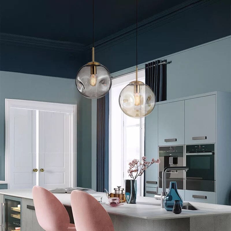 Novae Glass Pendant Light With Minimalist Silhouette