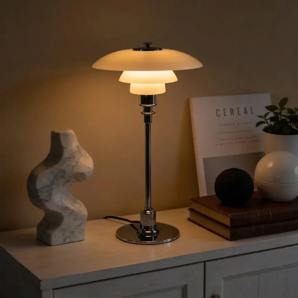 Dánská moderní stolní lampa s jemným ambientním světlem pro jakoukoli místnost