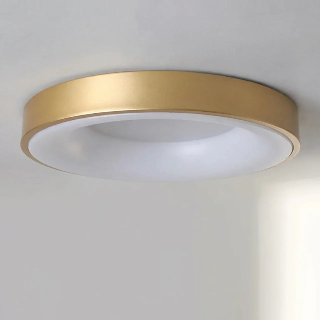 Nízkoprofilové stropní svítidlo s dutým středem a LED designem