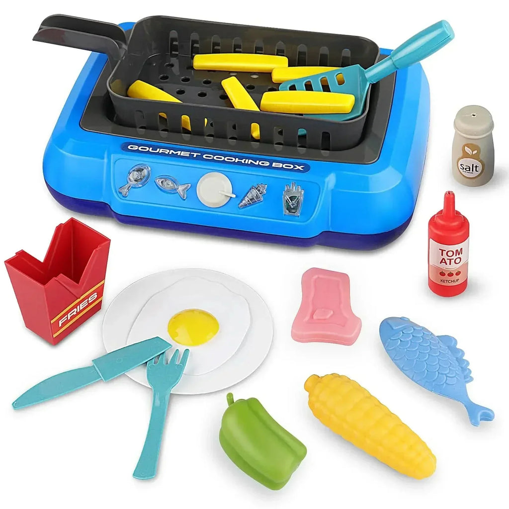 TinyChef Play Kitchen Set For Imaginative Cooking For Kids