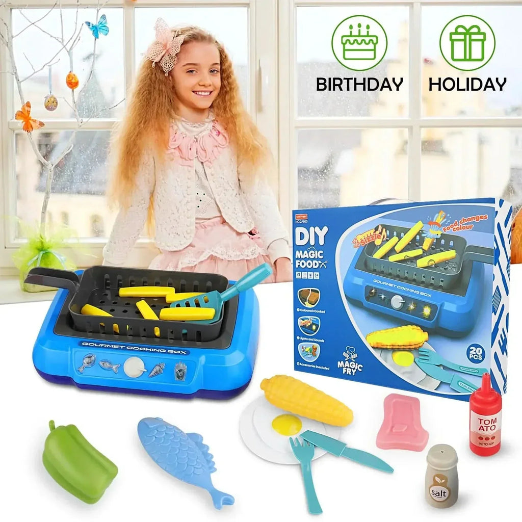 TinyChef Play Kitchen Set For Imaginative Cooking For Kids