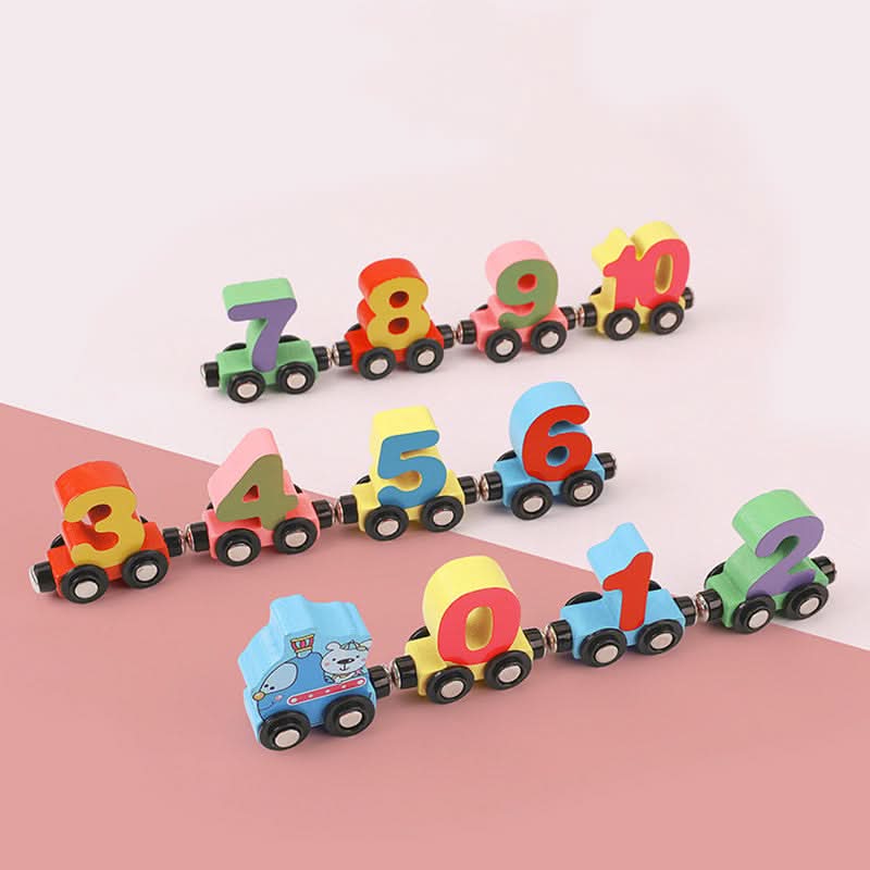 BrightTrack Magnetische Zahlenbahn für Kleinkinder ab 2 Jahren Fördert die Zahlenkompetenz
