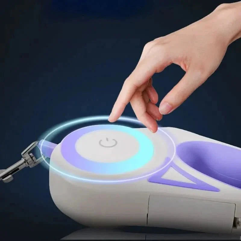 BrightTrail automatické LED vodítko pro psa s USB dobíjením 3 m pro bezpečné procházky