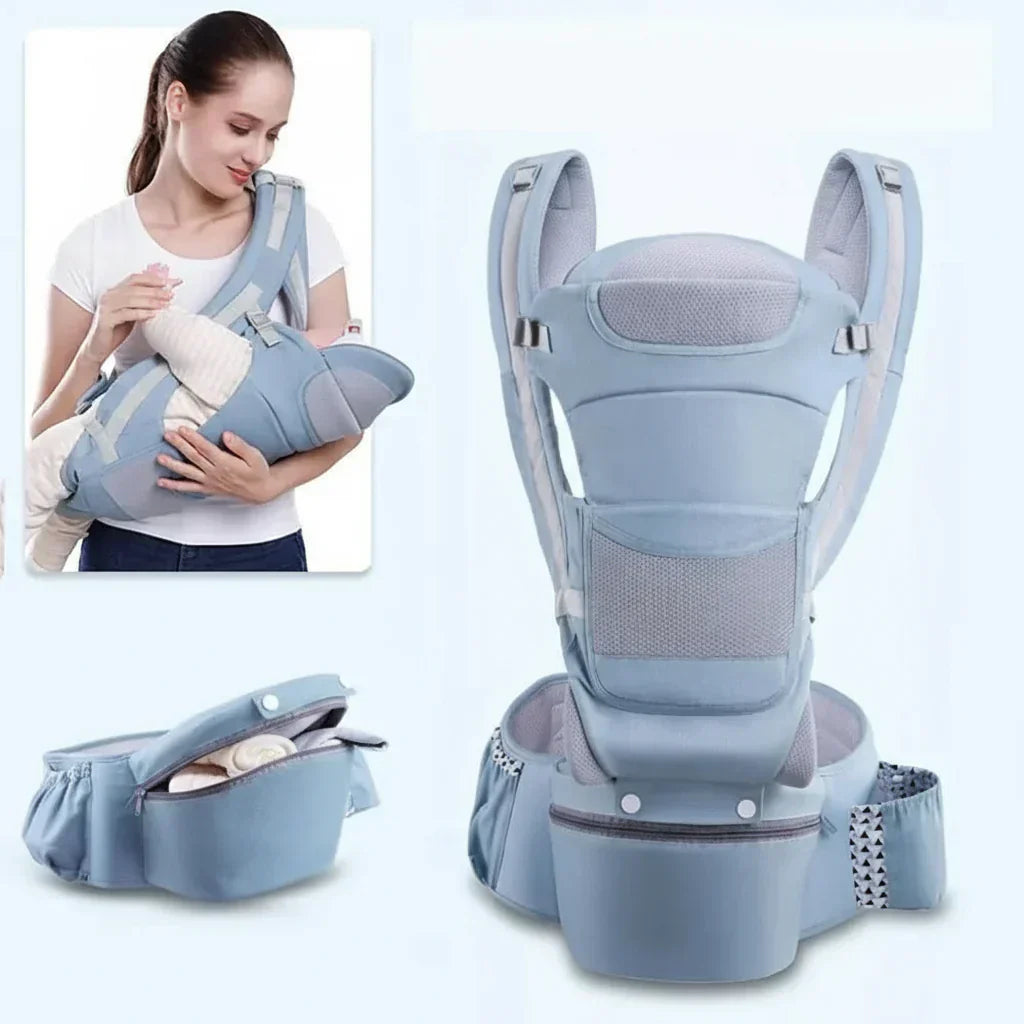 NestEase Babahordozó Végső Ergonomikus Kényelem Szülőknek Egészséges Hát