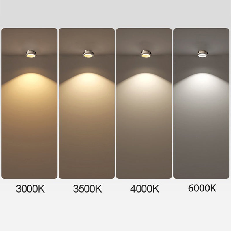 AstraGlow Round LED Spotlight Flush Mount Ceiling Light
