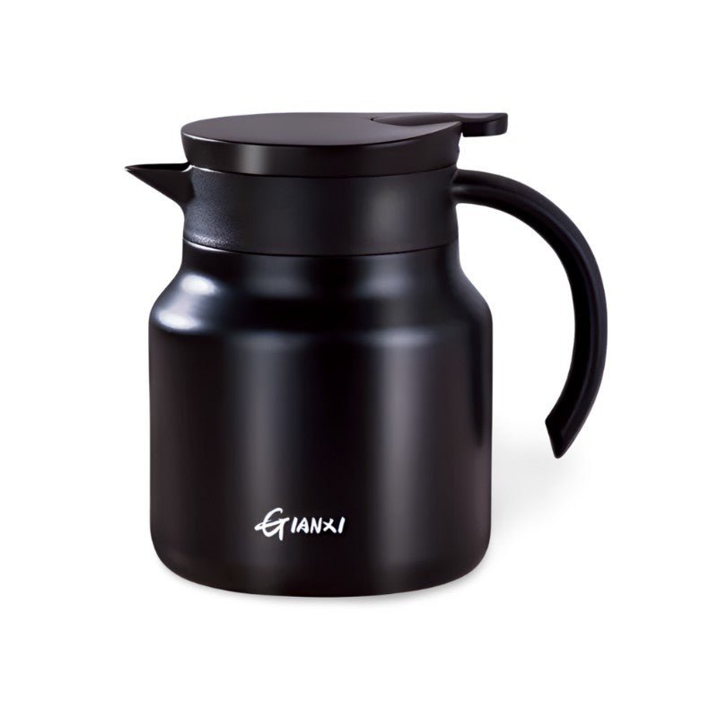 NovaTea Theepot met ingebouwde infuser, keramiek en roestvrij staal