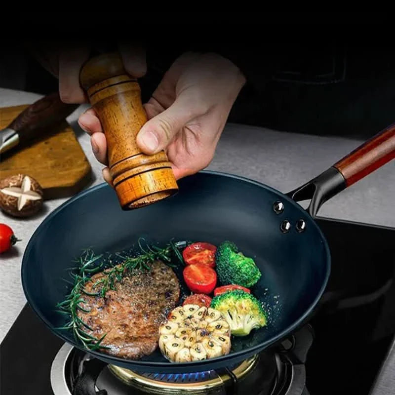 ForgeVerra Premium Cast Iron Pan With Non Stick Coating For Even Cooking
