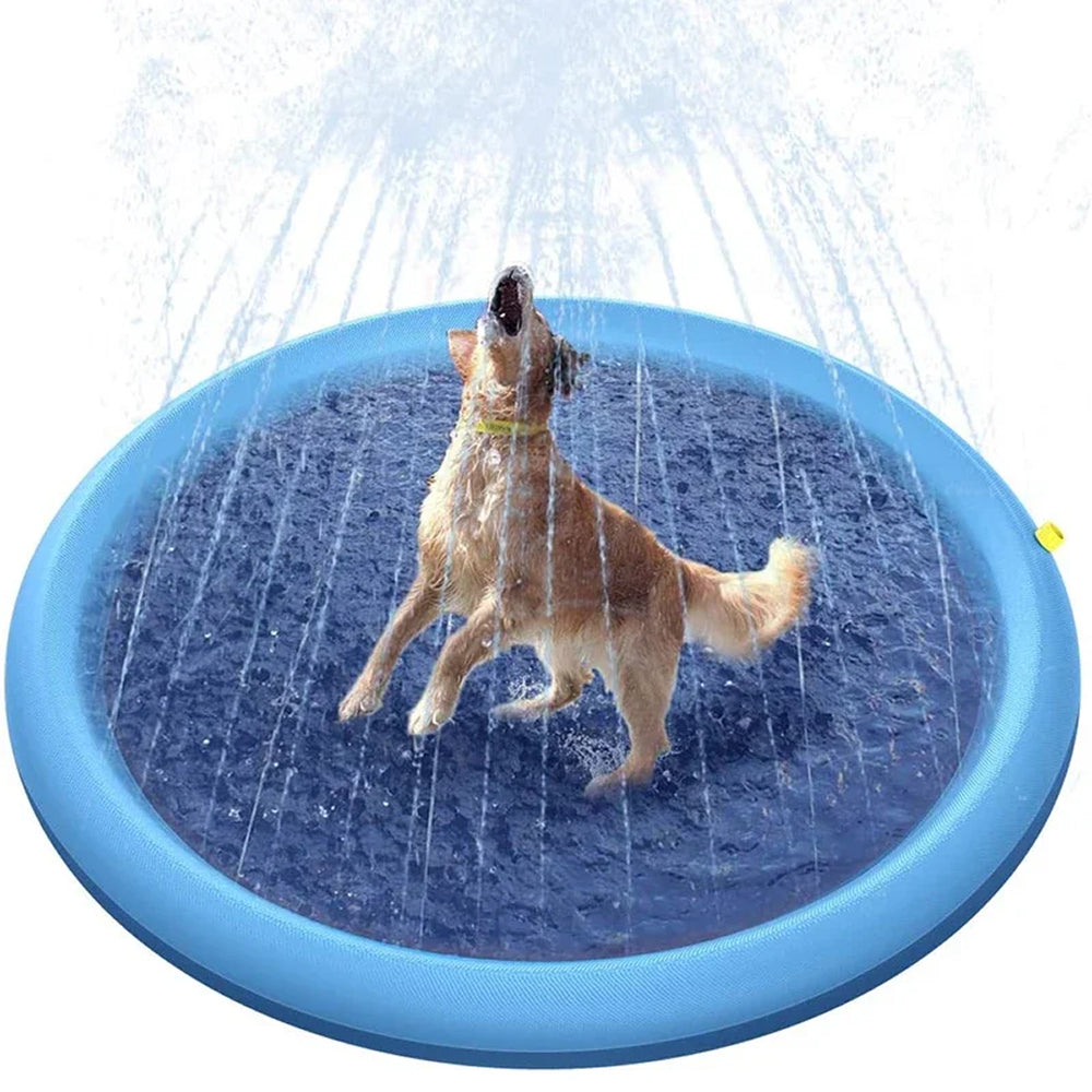 Tappetino d'acqua per animali domestici da esterno per divertenti giochi d'acqua in giardino