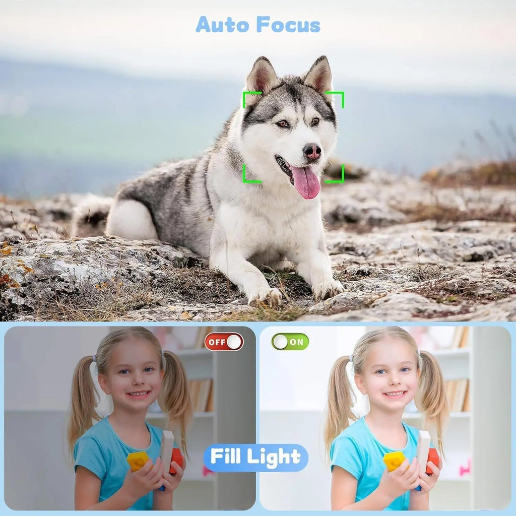 ClikVis dvouobrazovkový fotoaparát s 5K videem, 80MP fotografiemi a 18× zoomem
