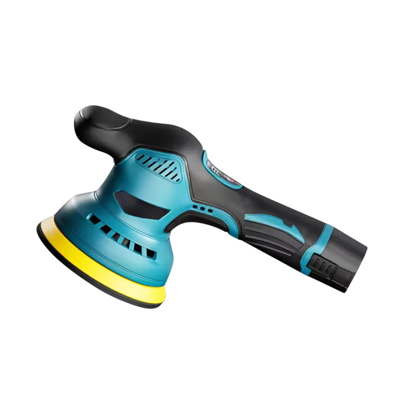 Lucidatrice per auto cordless con doppia azione e trasmissione orbitale, 8 velocità, batteria 12V