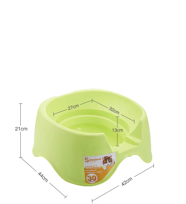 Hygienic Durable Cat Litter Tray With Scoop For Easy Cleaning
