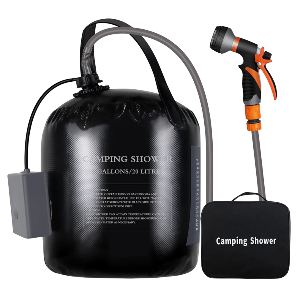 Compact Camping Shower Lets You Turn Any Bucket Into An Outdoor Shower