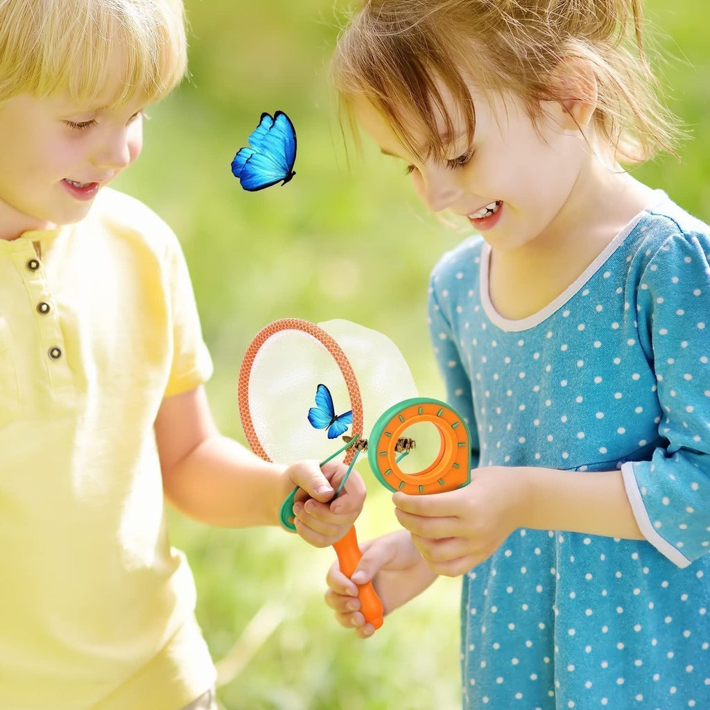 Kids Nature Explorer Kit With Insect Net And Magnifier