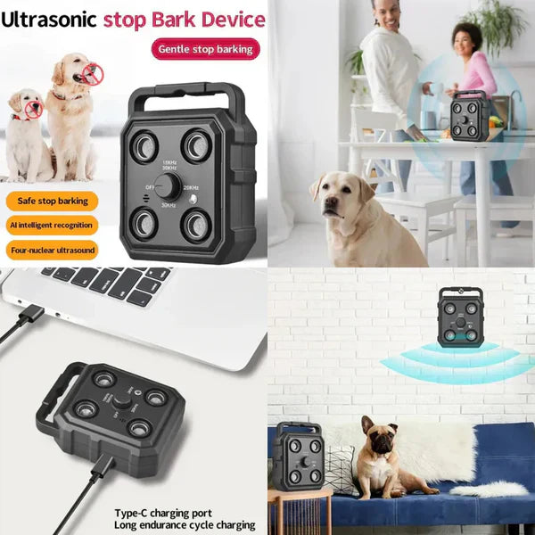 Ultrasonic Bark Deterrent For Indoor And Outdoor Use Gentle