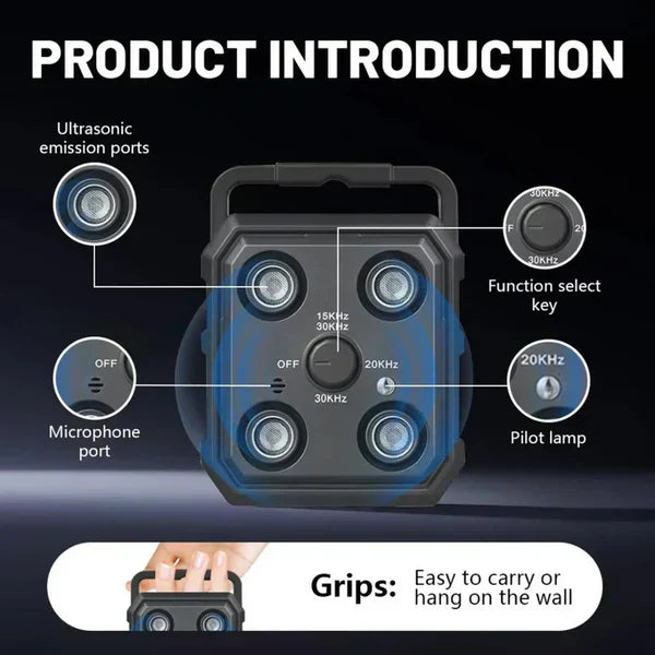 Ultrasonic Bark Deterrent For Indoor And Outdoor Use Gentle