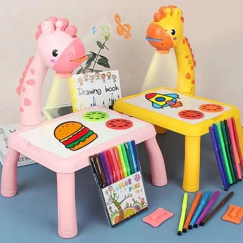 DinoSketch Premium Drawing Board For Kids With Watercolor Pens Creative Play