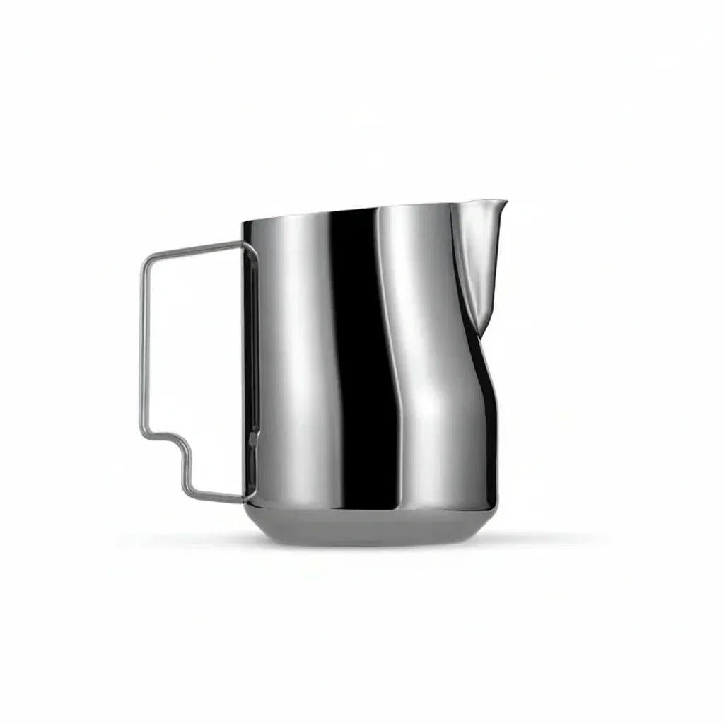 Pichet en acier inoxydable LATTEWHIRL pour mousser rapidement le lait